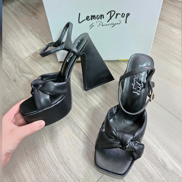 Lemon Drop Shoes - Lemon Drop By Privileged Hiner Platform Heels